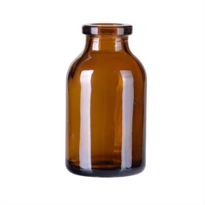 20ml Pharmaceutical Bottles Glass Vials Amber 30ml Amber Glass Injection Vials with 20mm Neck
