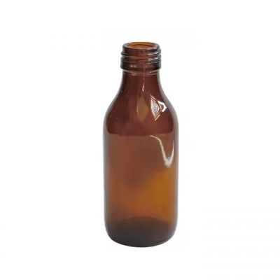 Spot wholesale 160ml syrup Pill glass bottle screw-top drug reagent bottle amber medicine glass bottle