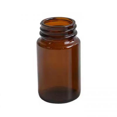Wholesale Amber 75ml Empty Sterile Pharmaceutical Pharmaceutical Glass Vial with Aluminum Cap