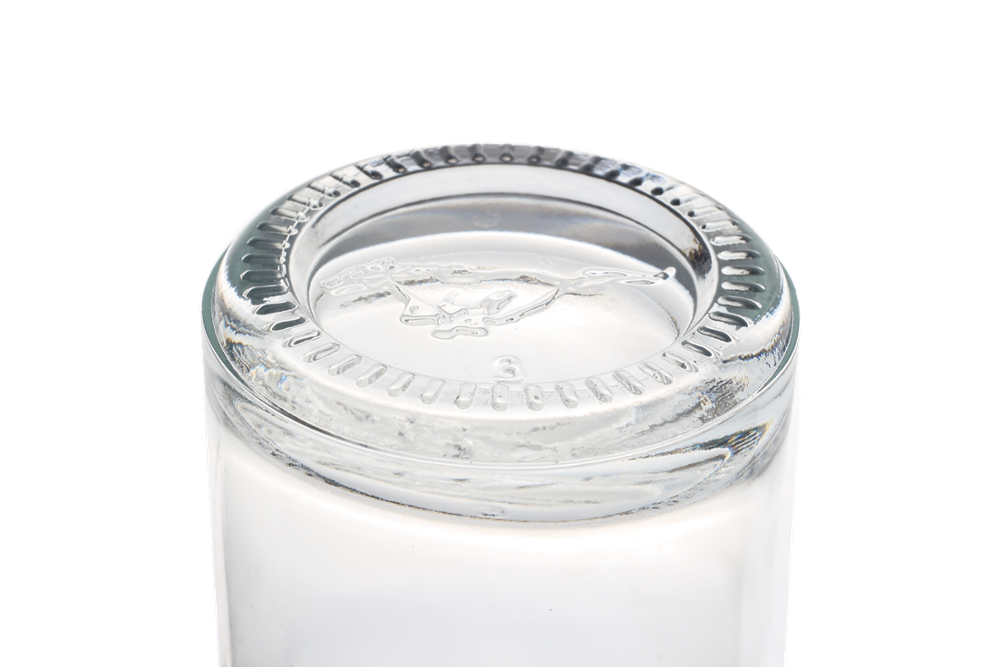 New custom 500ml ice wine bottle liqueur clear cylinder shape thin tall