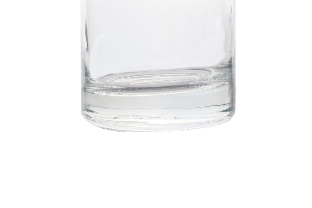 New custom 500ml ice wine bottle liqueur clear cylinder shape thin tall liquor bottles with