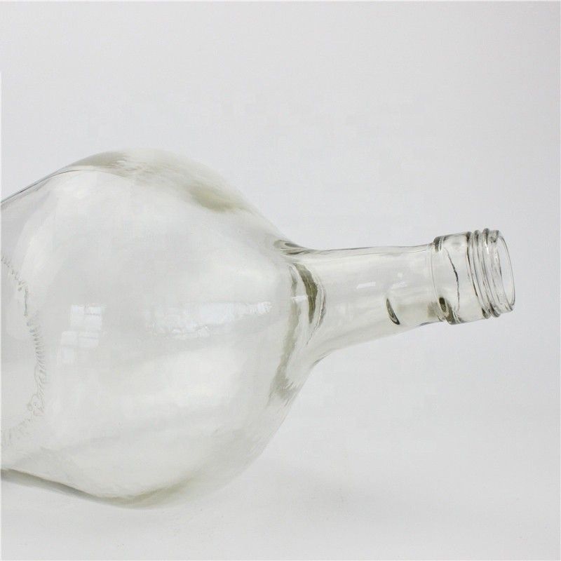 Super large 2000ml high quality liquor glass bottle, High Quality exquisite liquor glass bottle