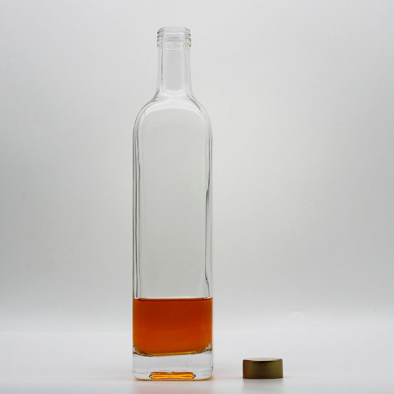 small dummy wine for display screw cap vodka glass bottles for liquor