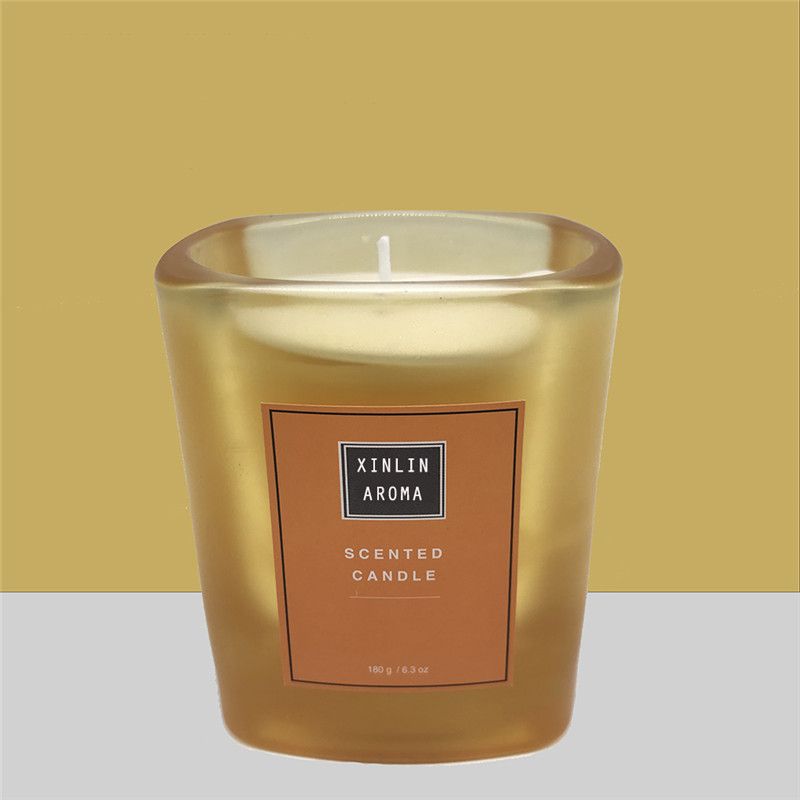 High End Glass Container Custom Glass Candle Jar For Wedding Birthday