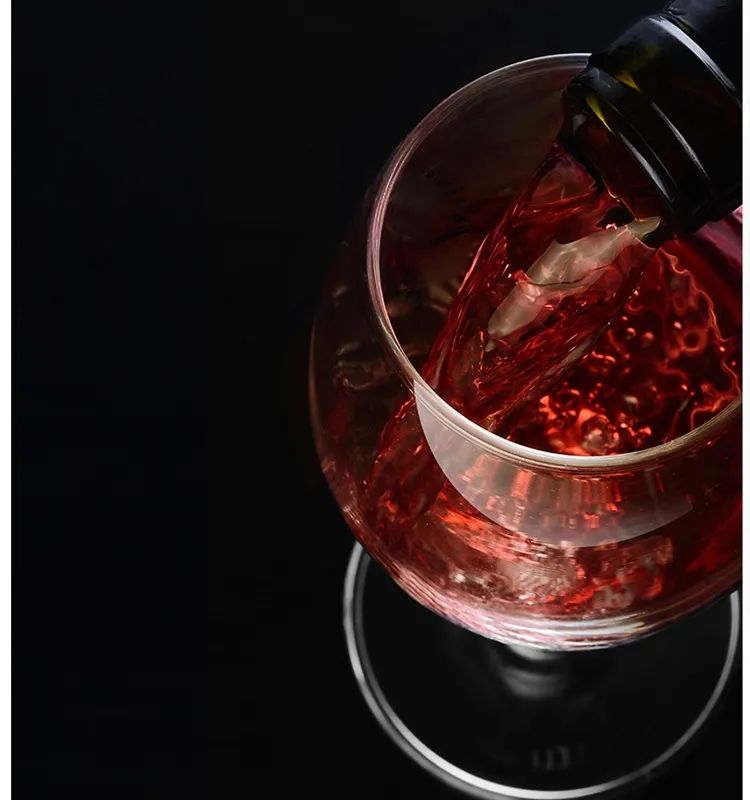 Amazon Hot Sale 100% Lead Free Classical Crystal Hand Blown Long Stem Red Wine Glass