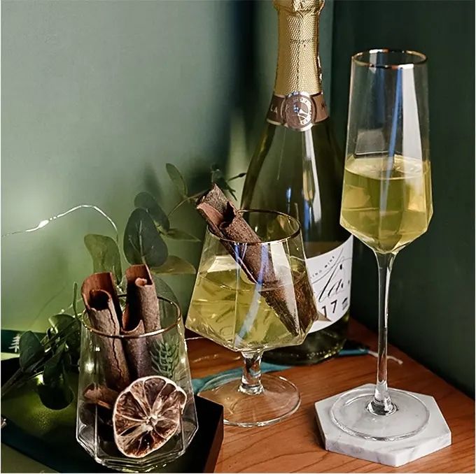 Amazon Hot Sale 100% Lead Free Classical Crystal Hand Blown Long Stem Red Wine Glass