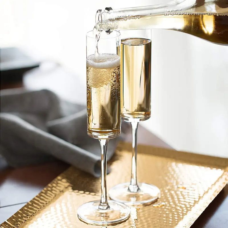 Amazon Hot Sale 100% Lead Free Classical Crystal Hand Blown Long Stem Red Wine Glass