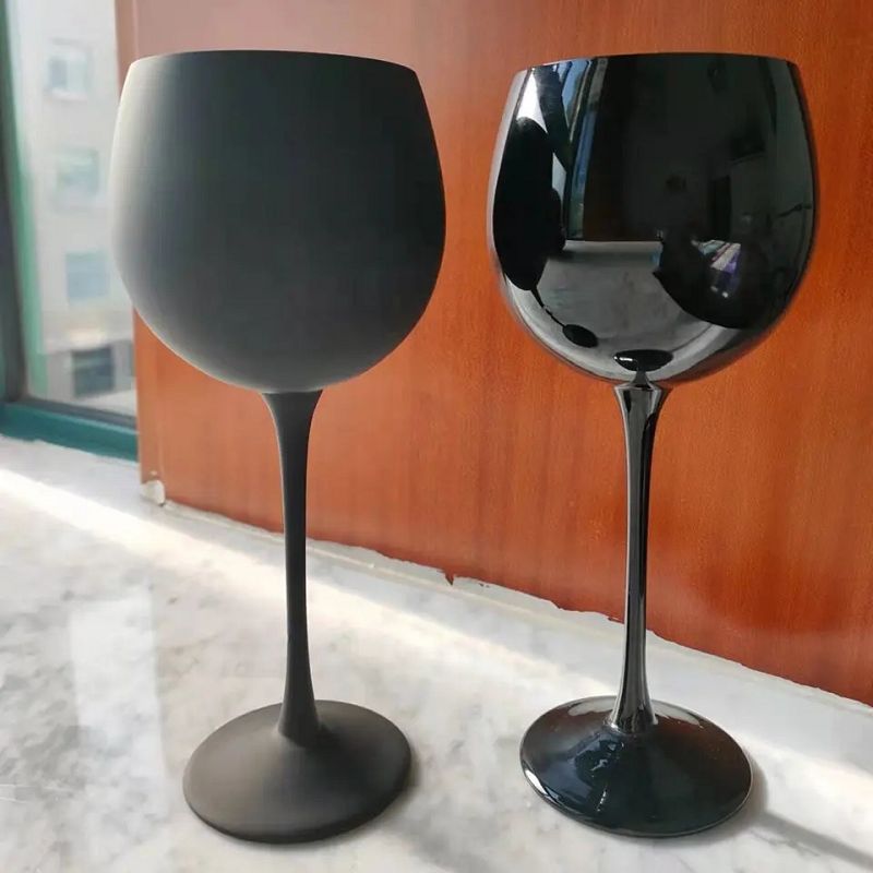 Amazon Hot Sale 100% Lead Free Classical Crystal Hand Blown Long Stem Red Wine Glass
