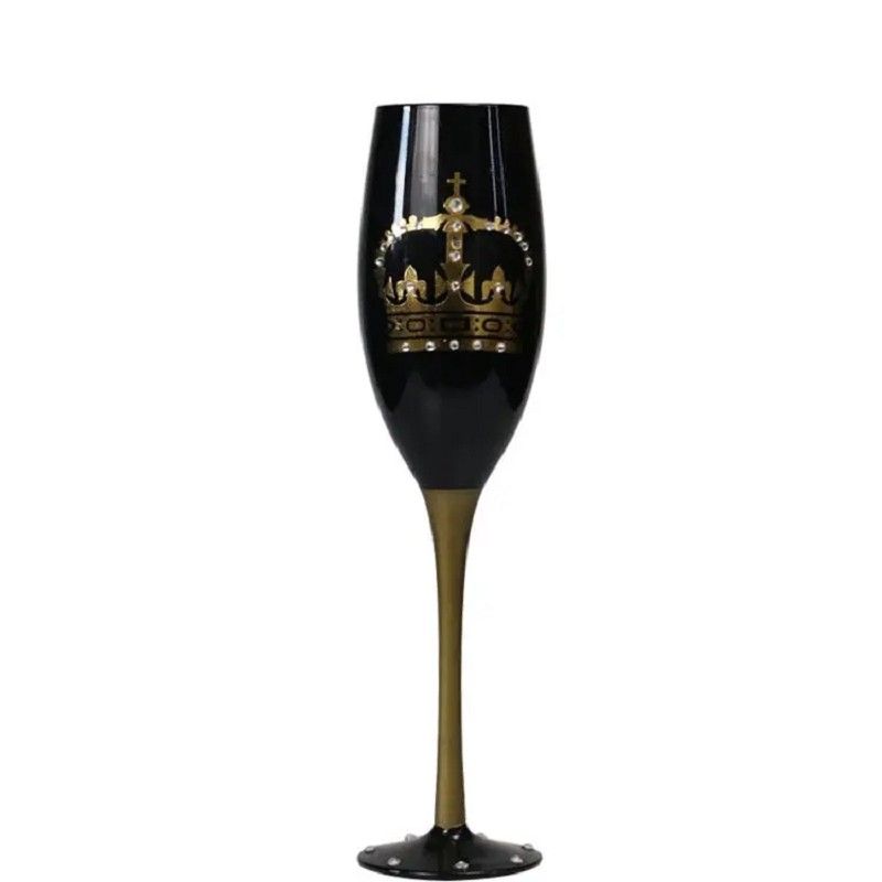 Amazon Hot Sale 100% Lead Free Classical Crystal Hand Blown Long Stem Red Wine Glass