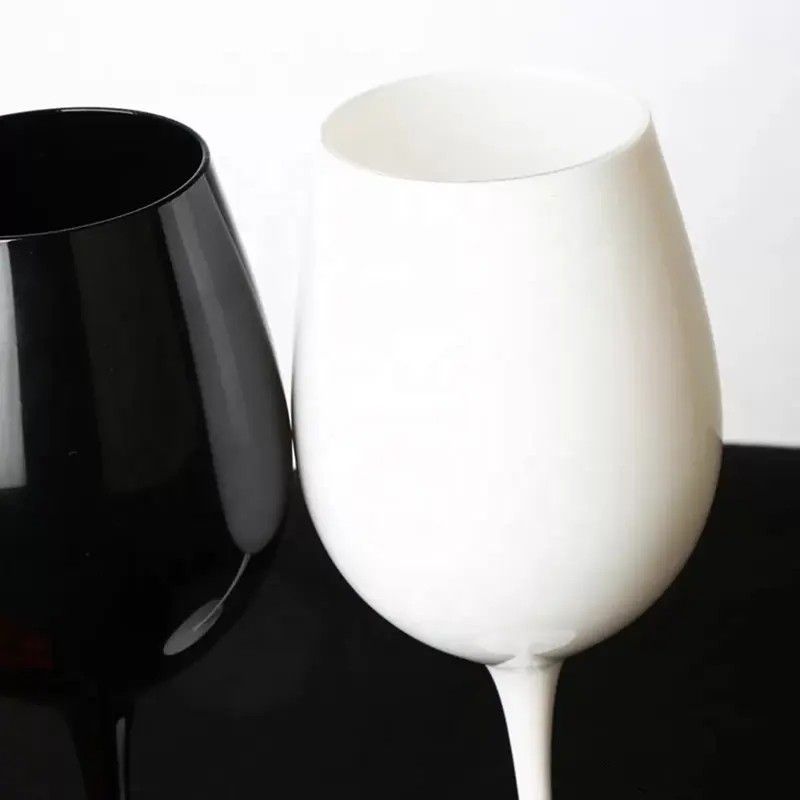 Amazon Hot Sale 100% Lead Free Classical Crystal Hand Blown Long Stem Red Wine Glass