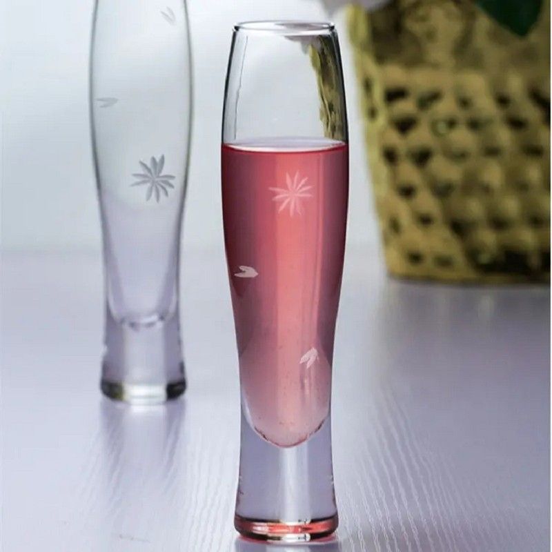 Amazon Hot Sale 100% Lead Free Classical Crystal Hand Blown Long Stem Red Wine Glass