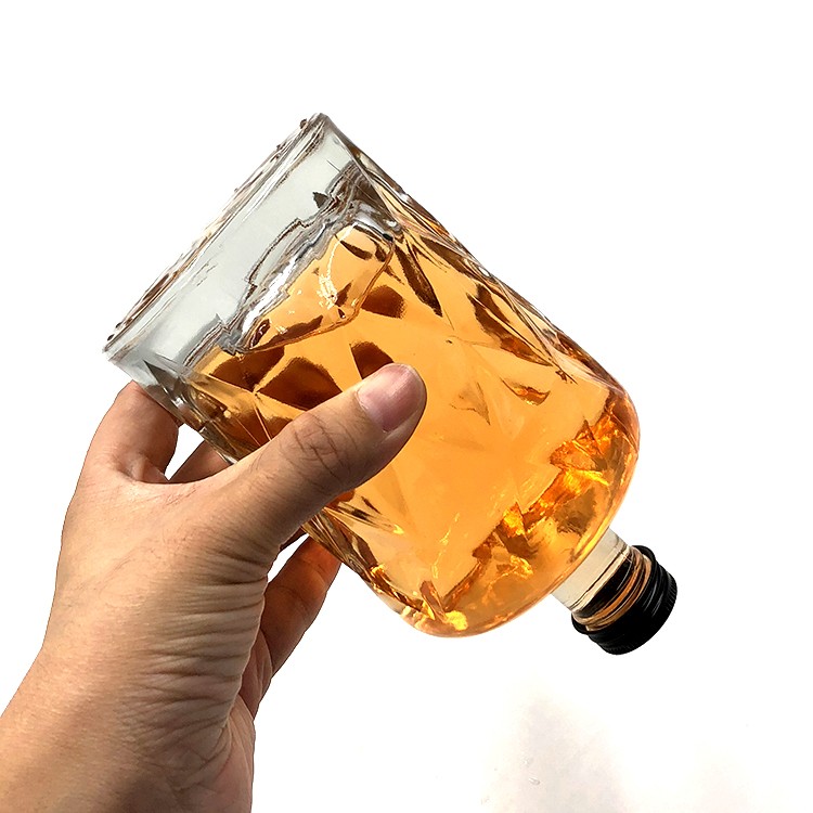 Luxury Exotic Liquor Bottles 430ml Fancy Whisky Bottle