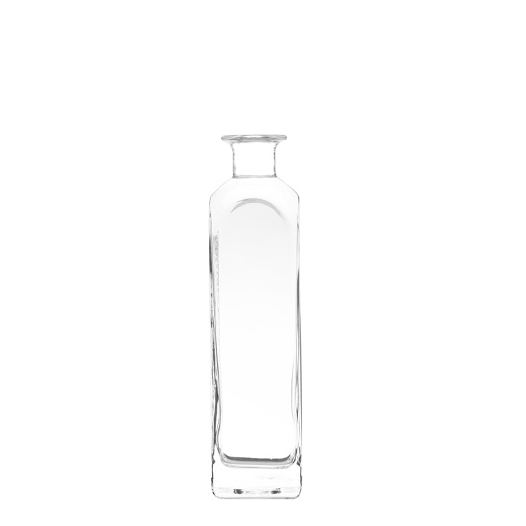 2019 newest 750ml cuboid shaped unbreakable liquor bottle, High Quality ...