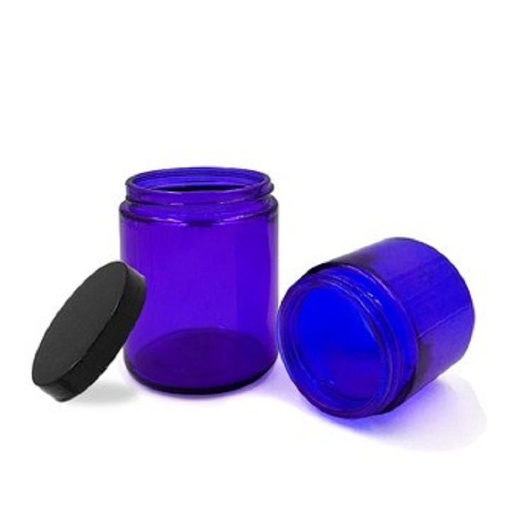 Download Cobalt Blue 1oz, 2oz, 4oz Straight Sided Glass Eye Mask ...