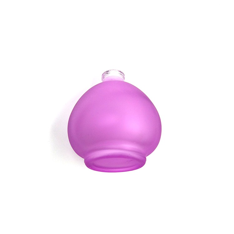 Travel size 50ml round vintage perfume bottle glass with customized logo 