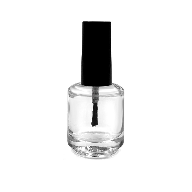 Wholesales 15ml Clear Round Glass Nail Polish Bottle With High Quality ...