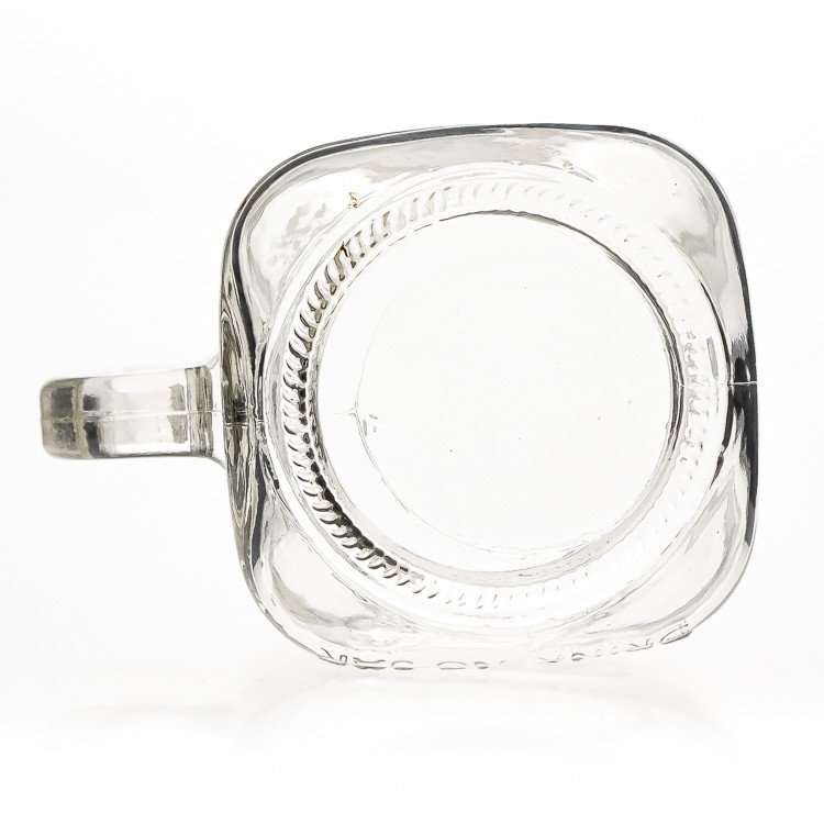 OEM Factory Home Drinkware Type Mugs Cup 450 ml 15 oz Glass Mason Jar with Handle and Lids 