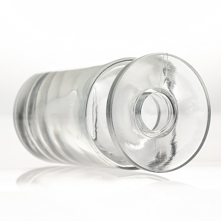 Home Decorative Tabletop Crystal Vase Type 160 ml Empty Clear Round Reed Diffuser Glass Bottle for Aroma 