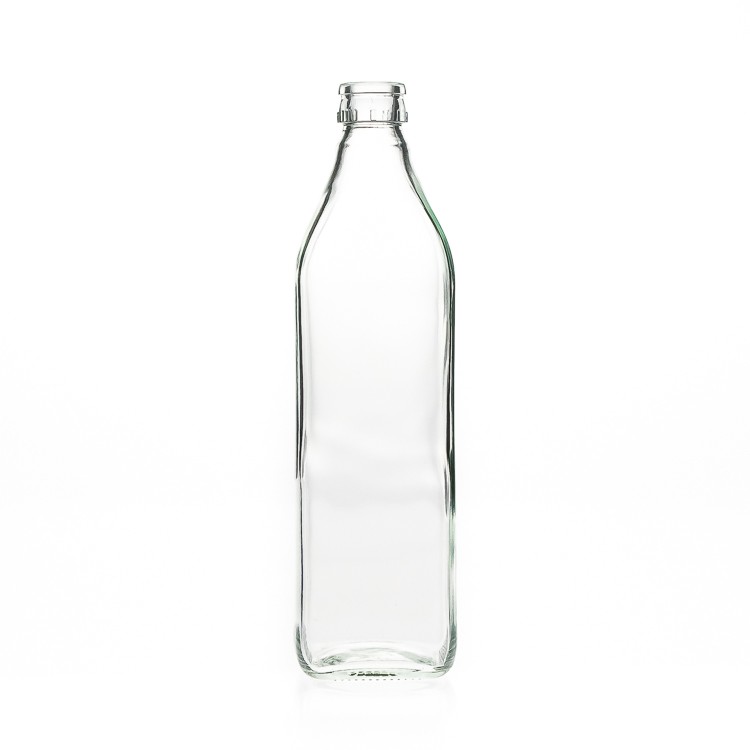 700ml square glass wine bottle with cork empty vodka glass bottle 