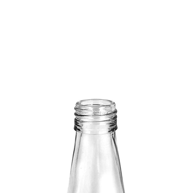 Empty drink bottle small mini 100ml clear glass juice bottle, High