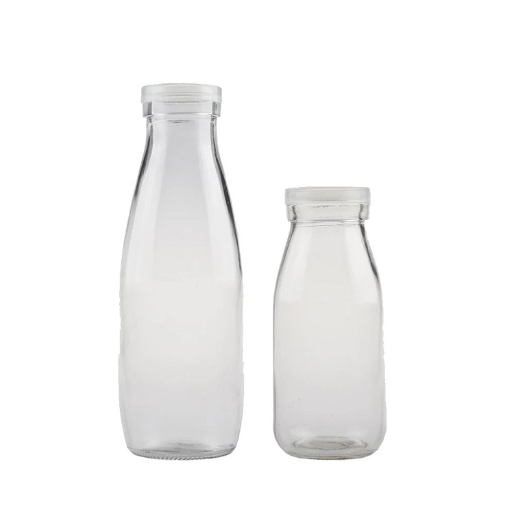 500ml/1liter Glass Bottles with Lids for Cow Milk/Milk Tea Storage - China Glass  Milk Bottle and Milk Bottle price