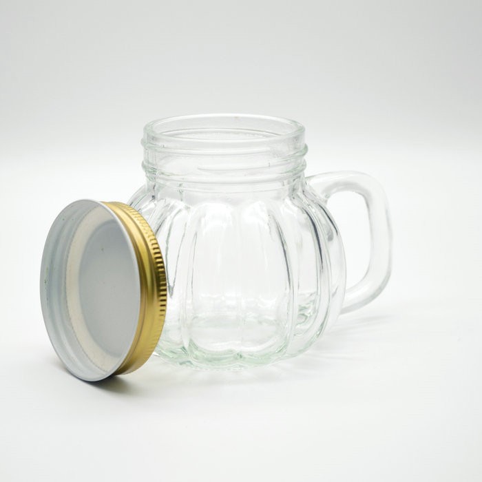 720ml Glass Mason Jar Drinking Cups / Mugs with Handle Great for
