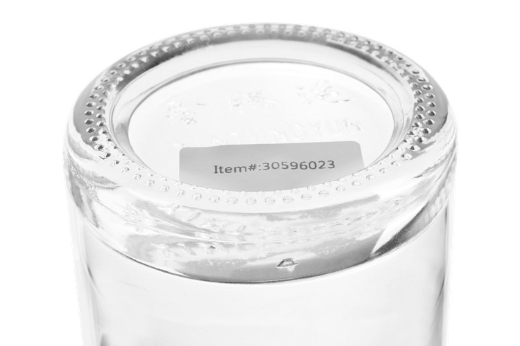 Customized premium classic nordic type round shape 750ml 75cl ciroc vodka oslo bottles glass