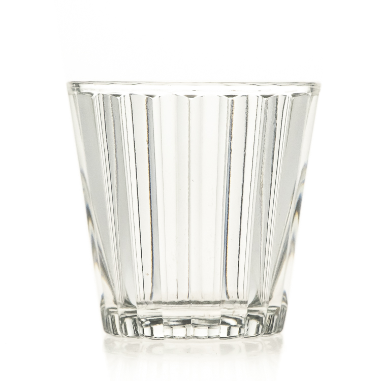 Factory Wholesale Clear Empty 170ml Crystal Round Glass Candle Holder / Glass Cup / Candle Jar for Holiday