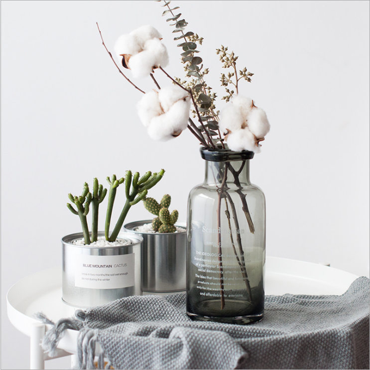 Best Selling Flower Decorated Colors Crystal Flower Glass Vases For Home Decor