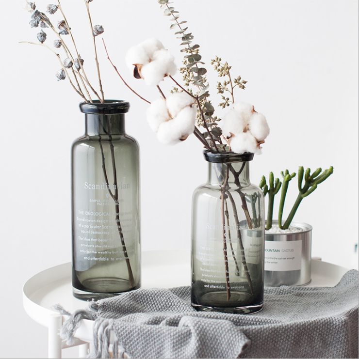 Best Selling Flower Decorated Colors Crystal Flower Glass Vases For Home Decor