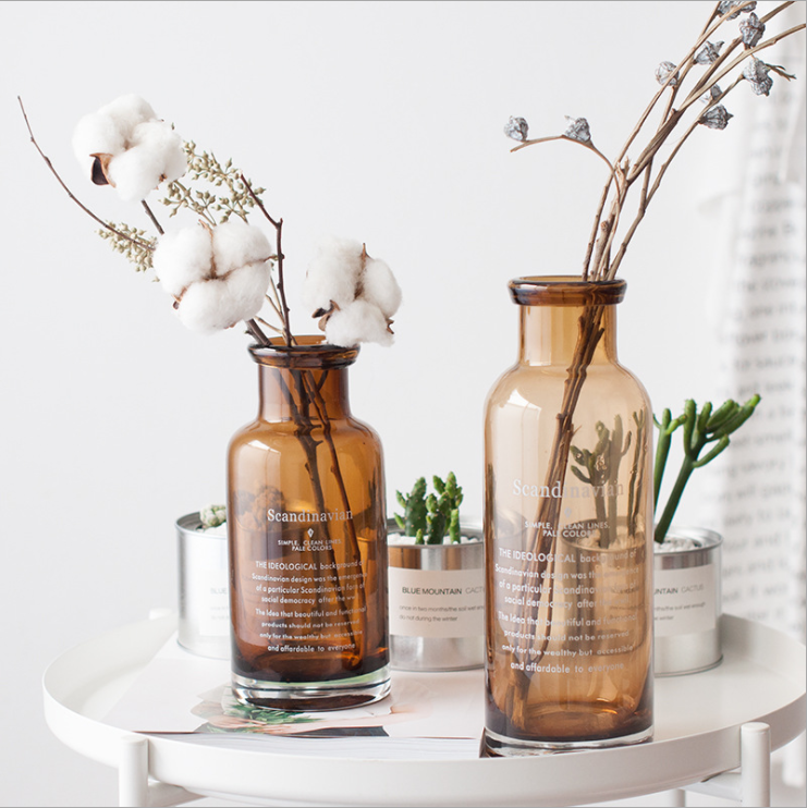 Best Selling Flower Decorated Colors Crystal Flower Glass Vases For Home Decor