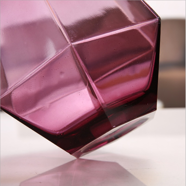 Customized Color Glass Vase for Home Decoration Glass flower Vase