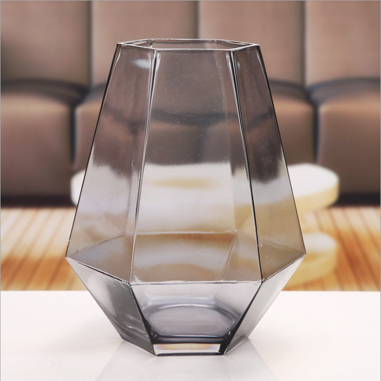 Customized Color Glass Vase for Home Decoration Glass flower Vase