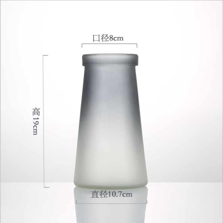 Glass Vase Color Decorative flower vase for Artificial flowers Glass table vase