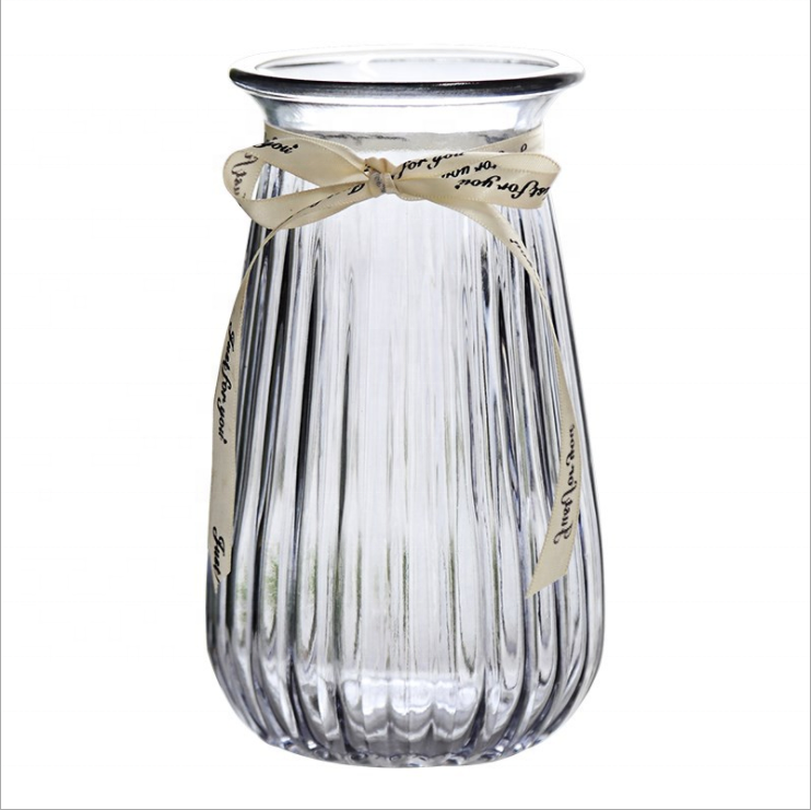 Floreros de Cylindrical Colored Glass Vase Wedding Centerpiece for Decorating Flowers