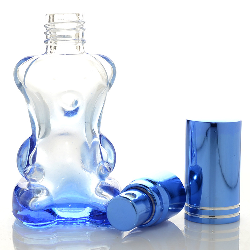 Fashion Empty Colorful Exotic Purple Art Decorative Travel Perfume Bottles