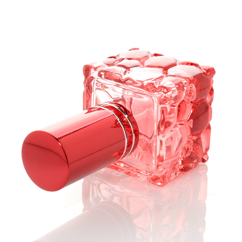 Unique Empty Colorful Crimping Exotic Decorative Glass Perfume Diffuser Bottle
