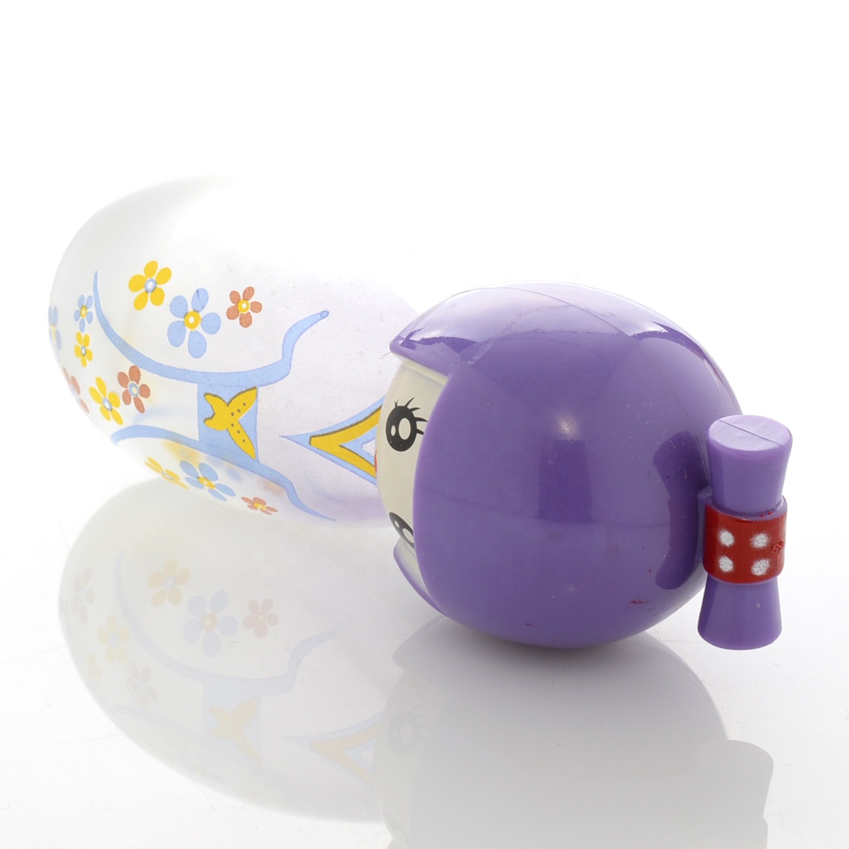 Unique Shaped Frosted Hot Stamping Portable Colored Mini Refillable Perfume Bottle Glass