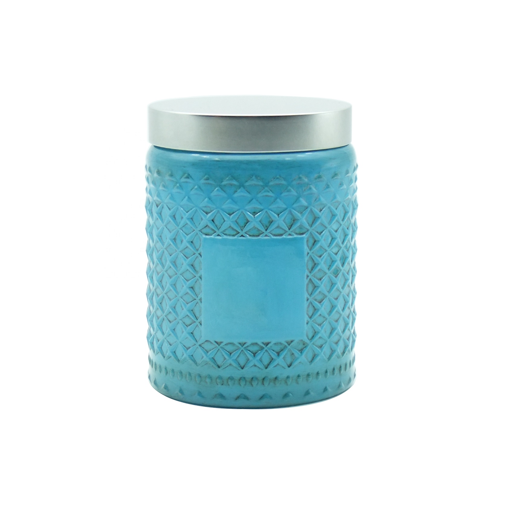 high quality 17oz 18oz colored vintage glass candle jars glass candle