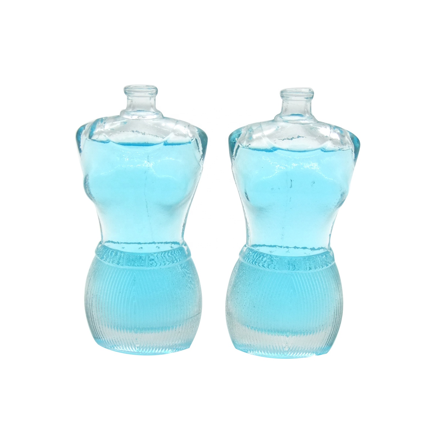 woman body shape perfume bottle 80ml custom glass perfume bottle