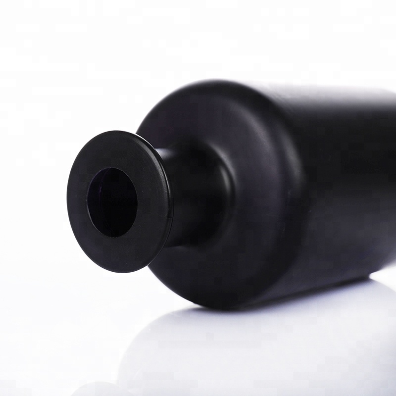 New Product 240ml Home Decoration Black Color Perfume Diffuser Glass Bottle
