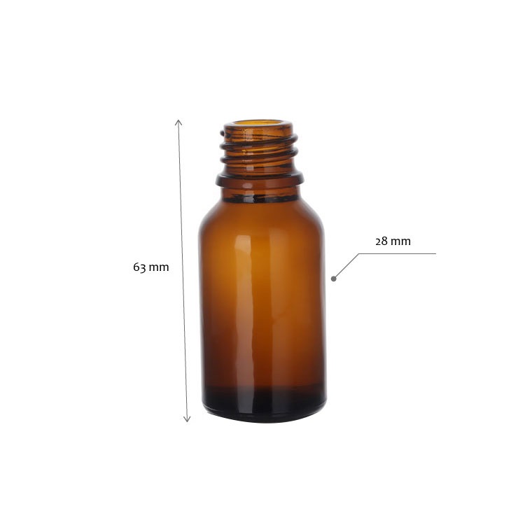 Custom size color 15ml glass dropper bottle 