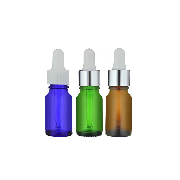 Custom size color 15ml glass dropper bottle 