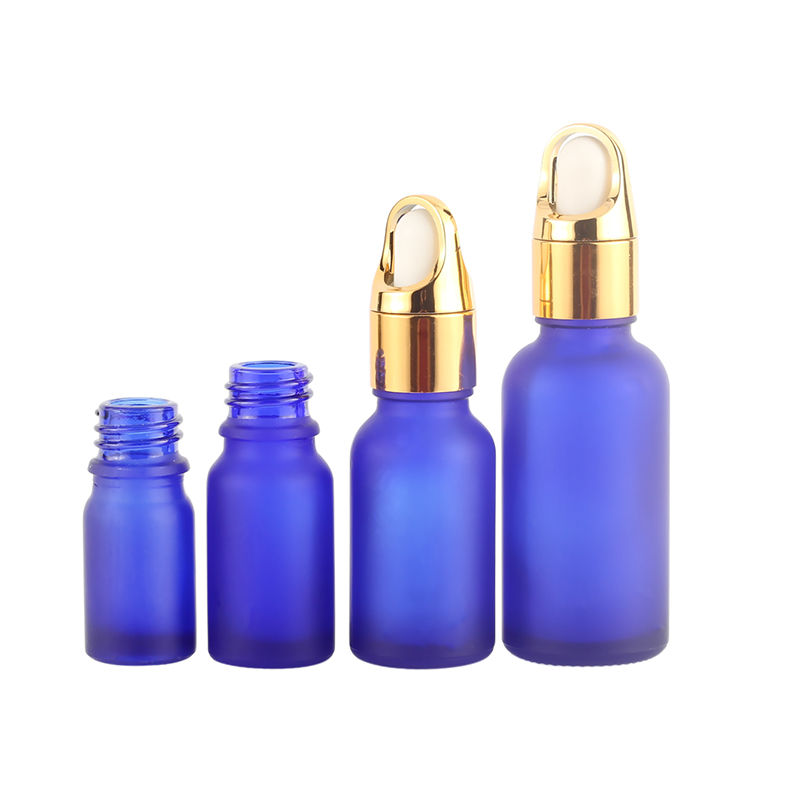 Wholesale Sample 100ml Glass Cobalt Blue Essential Oil Bottle, High