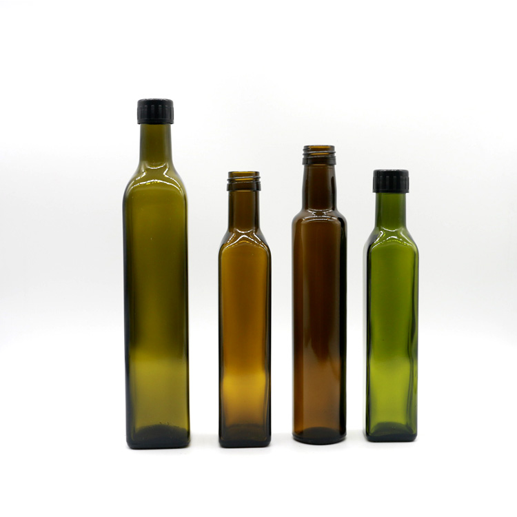 Amber dark green The best olive oil container wholesale edible oil