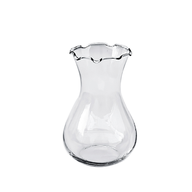 Wholesale Cheap Mini Small Clear Hydroponic Glass Hyacinth Bud Vase