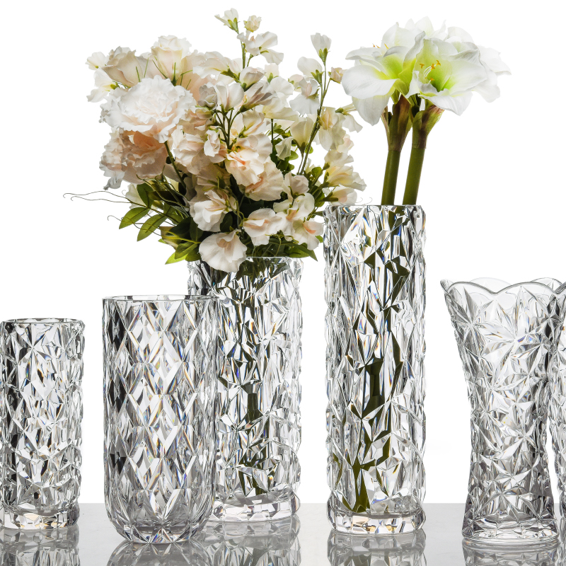 Wholesale Hot Sale Clear Vase For Wedding, High Quality Vase Silber