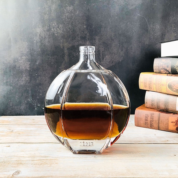 Factory Price 1000ml Glass BottleCognac Bottle for Brandy, High Quality