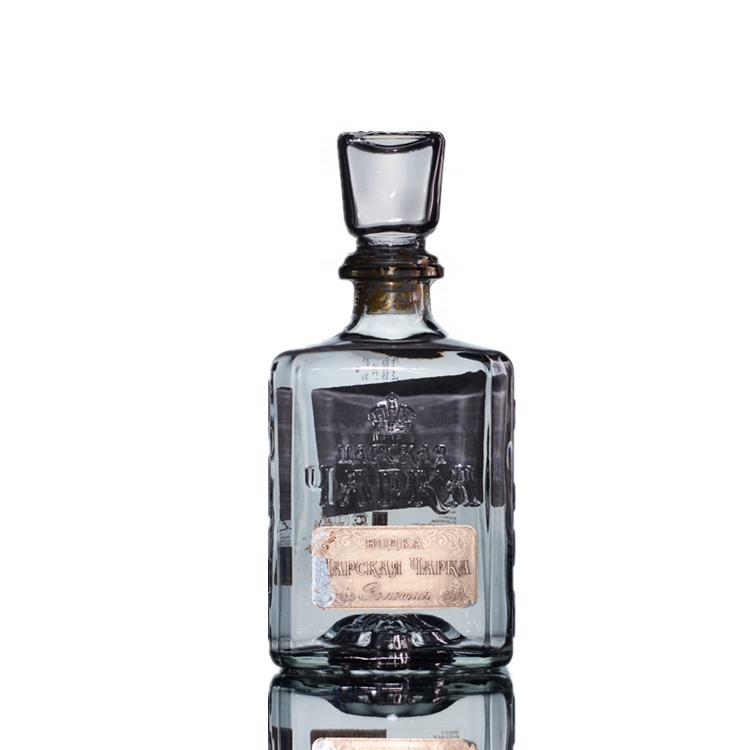 xuzhou 500ml vodka liquor glass bottle 