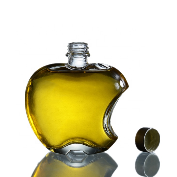 150ml mini whisky glass wine bottle apple shaped vodka